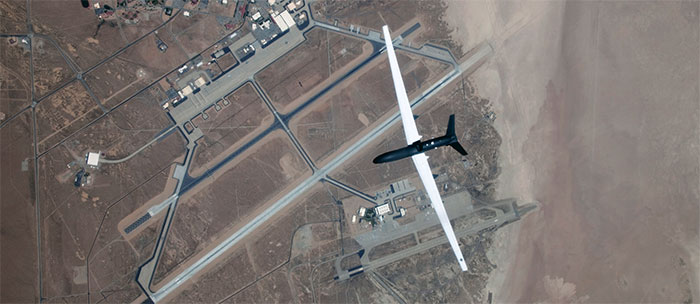 Aerial shot of Edwards Air Force Base