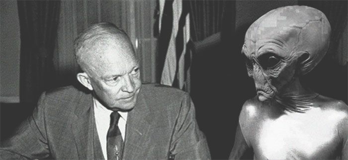 Eisenhower with an Alien