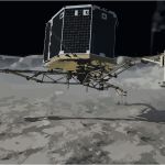 Philae lander on comet