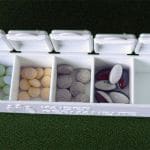 Medicine in planner container.