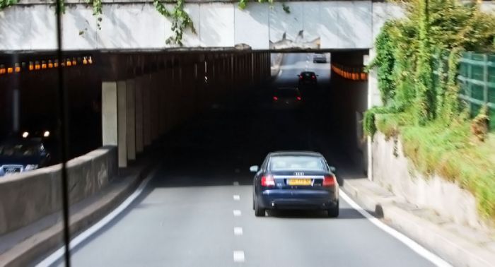 Pont d’Alma Tunnel - where Diana was killed.
