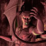 Artist's drawing of Satan.