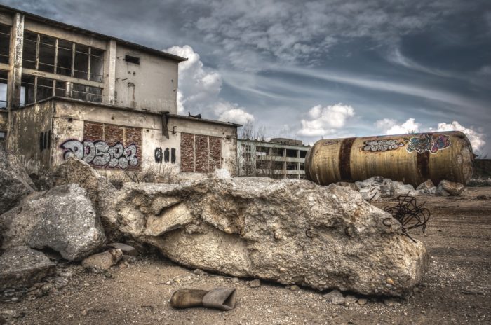 The ruins of Chernobyl