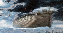 The legendary "Noah's Ark" and flood.