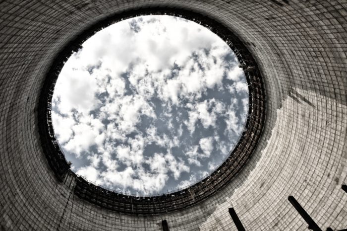 Cooling tower at Chernobyl 