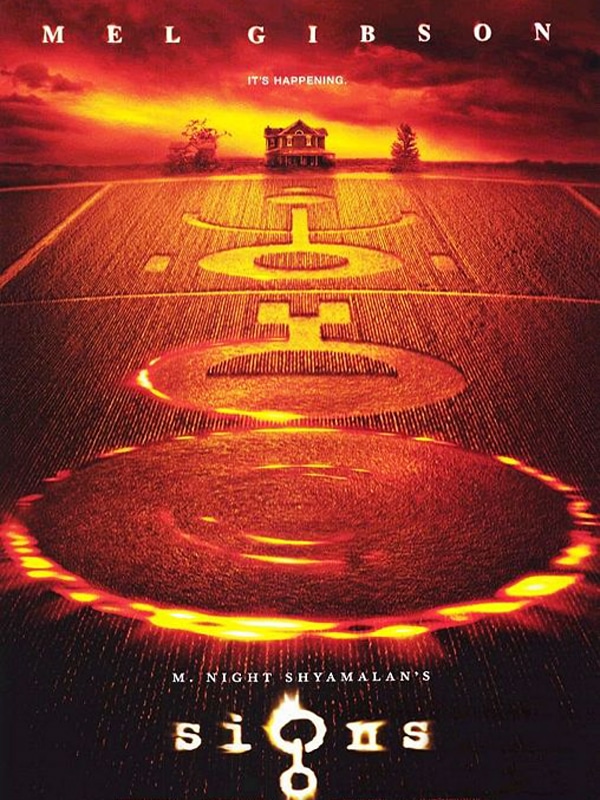 Signs: 2002 film with Mel Gibson, crop circles and aliens.