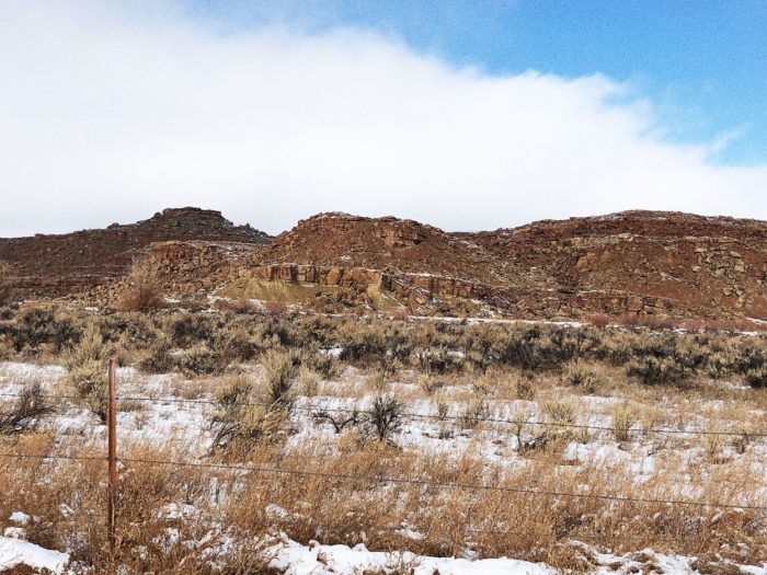 The mountains around Skinwalker Ranch