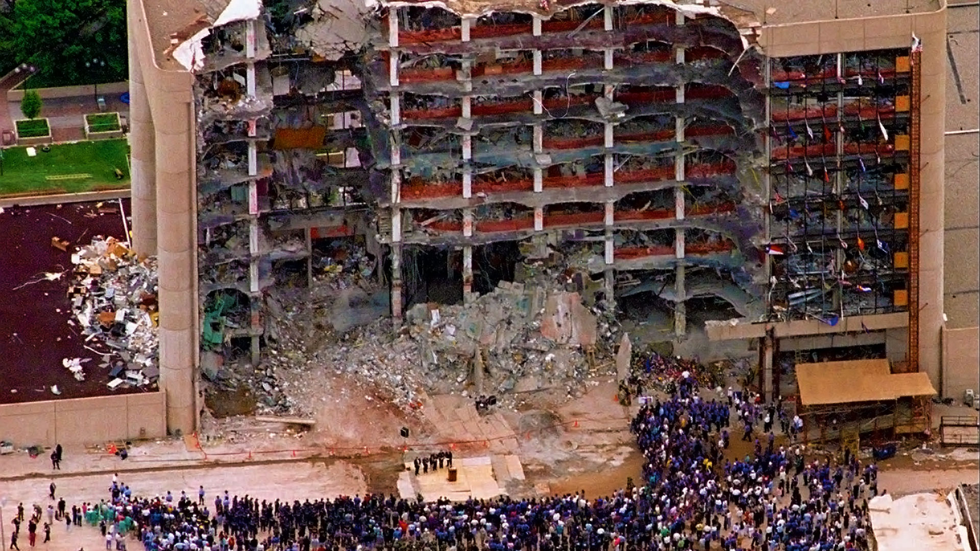 Oklahoma building that was bombed.