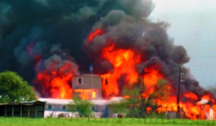 Fire at the Waco siege