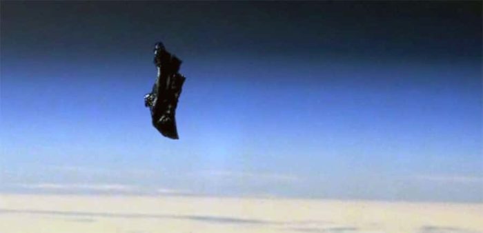 An alleged picture of the Black Knight Satellite.