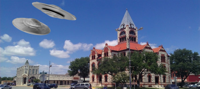 Stephenville UFO (drawing).