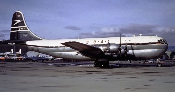 Boeing Stratocruiser, G-ALSC - the actual aircraft involved in the incident.