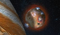 One of Jupiter's moons