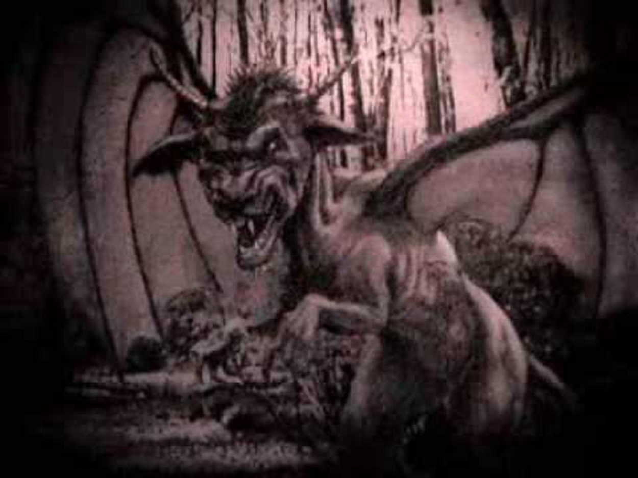 A depiction of the Jersey Devil 