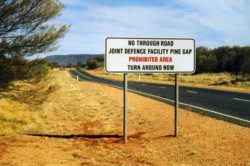 Pine Gap Sign