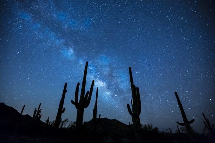 Image of the Milky Way from the Earth