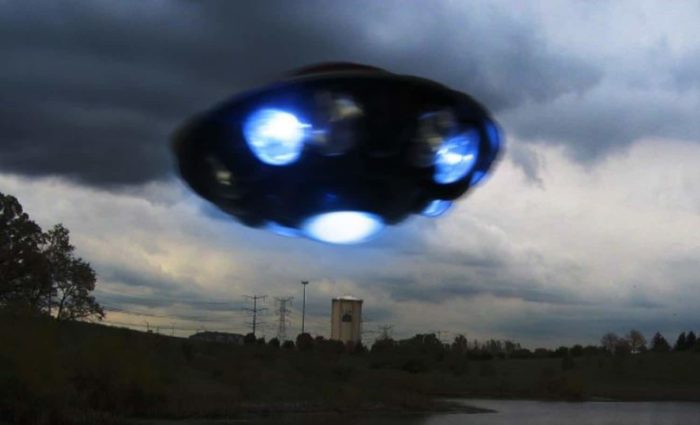Depiction of the Howden Moor UFO