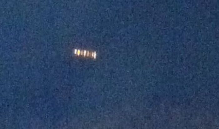 Does this picture show a UFO over South Africa?