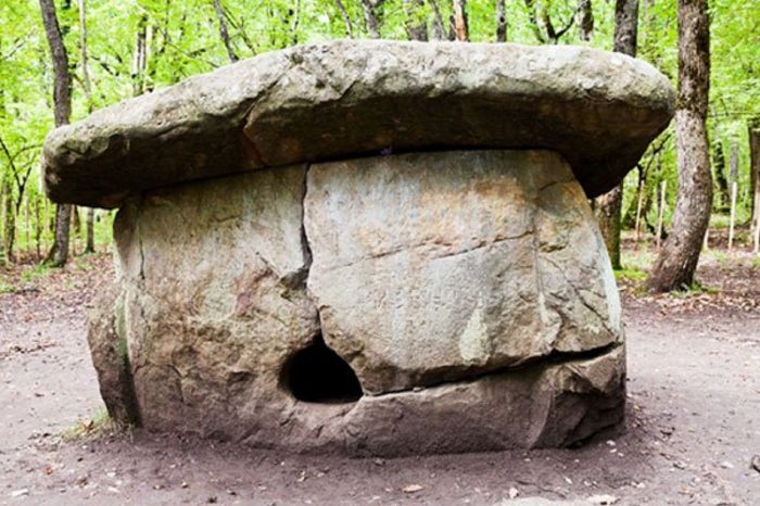 A picture of the Caucasus Dolmen