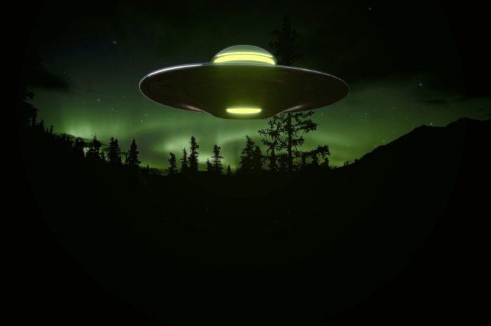 An artist's perception of a UFO