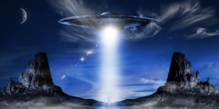 An artist's perception of a UFO