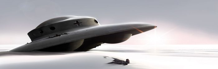 Artist's impression of a Nazi UFO