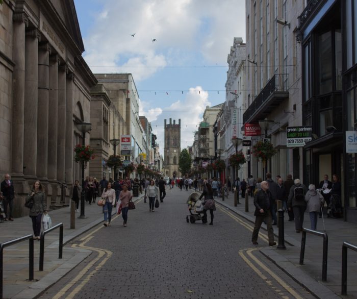 Bold Street in Liverpool