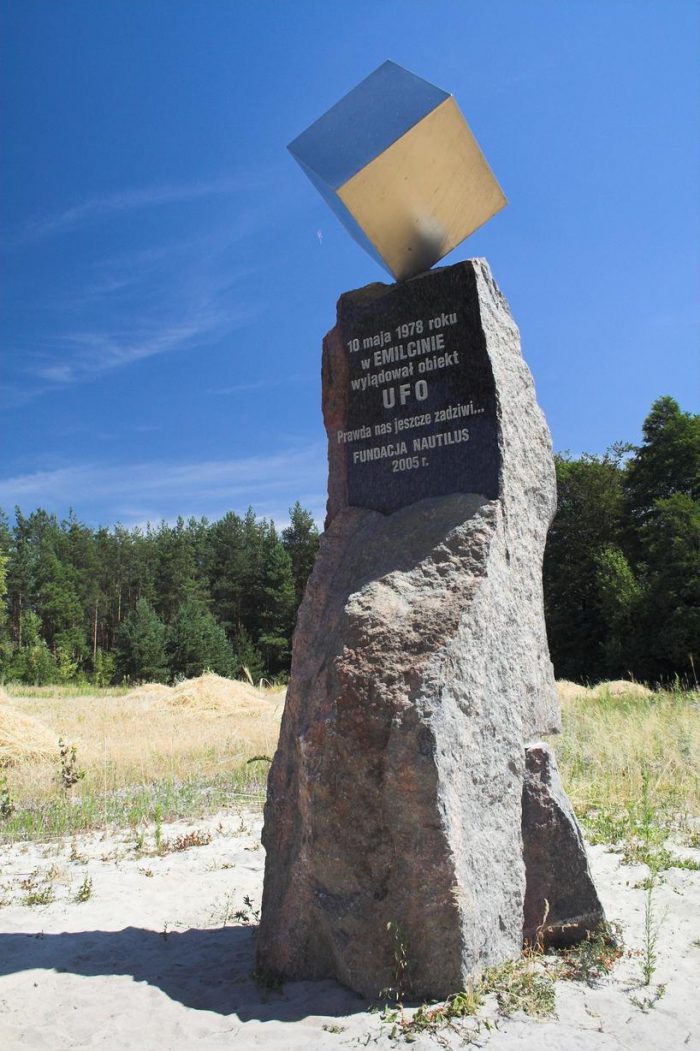 Monument where the Emilcin encounter took place