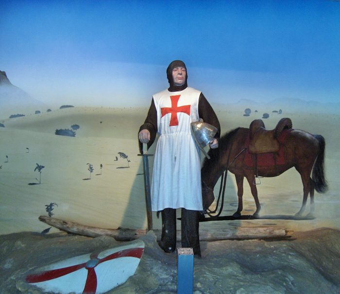 A Mannequin of a Templar Knight