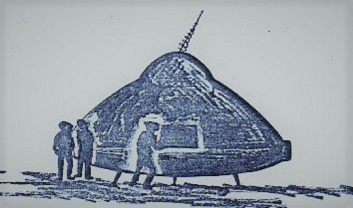 Isla De Lobos UFO Sketch