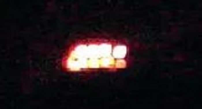 A picture of the Lake Charles UFO