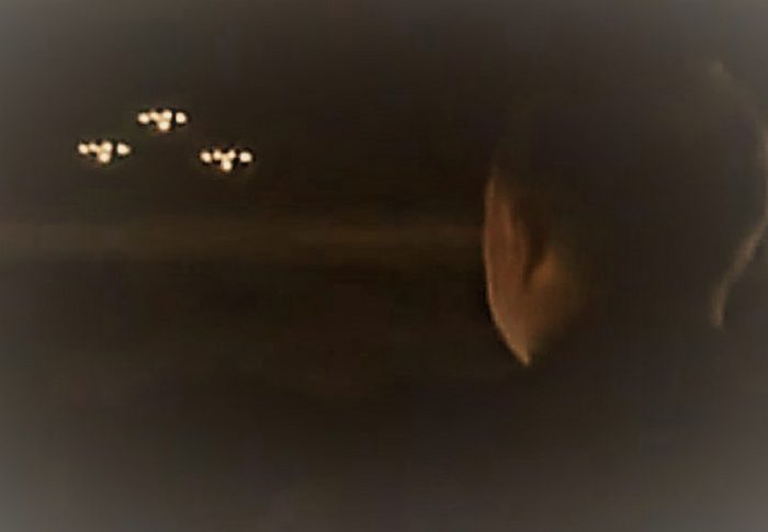 Depiction of the UFO sighting in Ohio in 1994