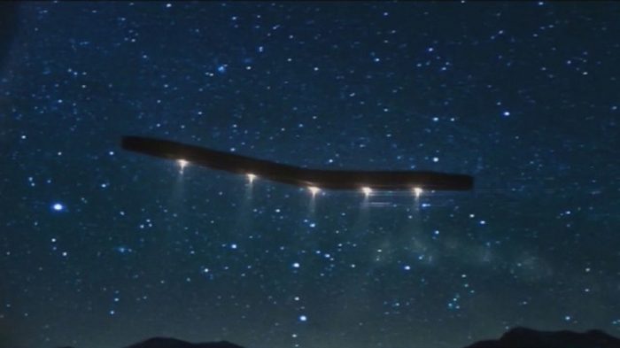 Artist's impression of the Phoenix Lights