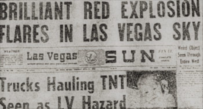 A newspaper clipping of the incident