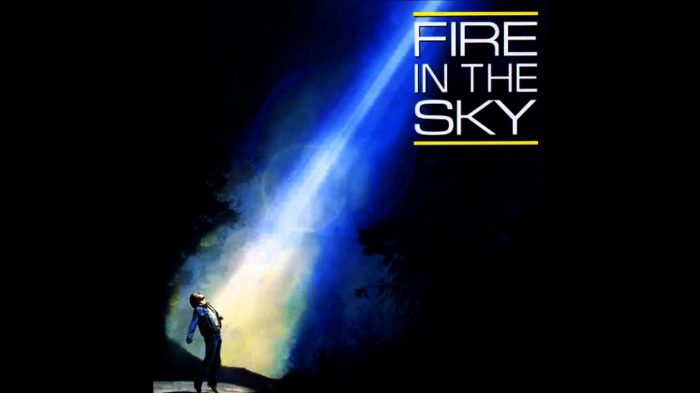 Promotional poster from the film Fire In The Sky