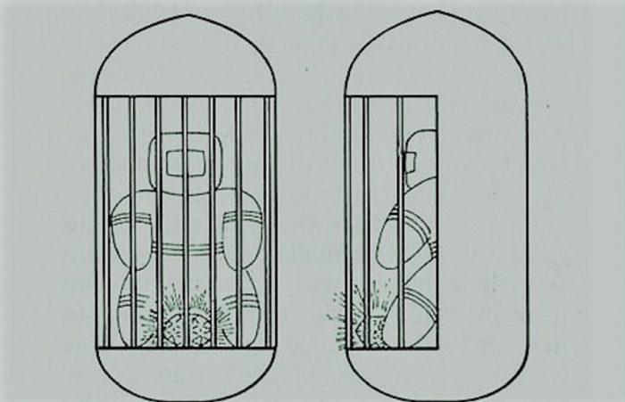 A witness sketch of the strange occupants 