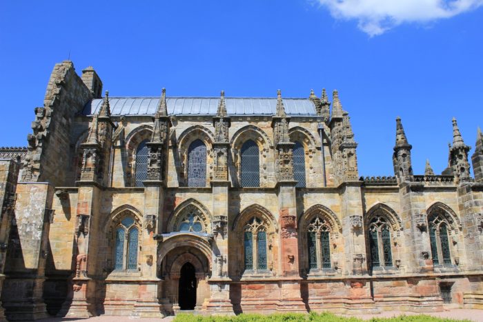 Rosslyn Chapel from the side