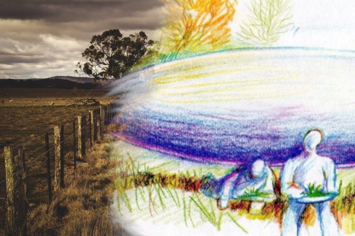 Artist's impression of the Fertilizer UFO incident