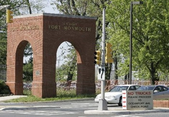 The entrance to Fort Monmouth