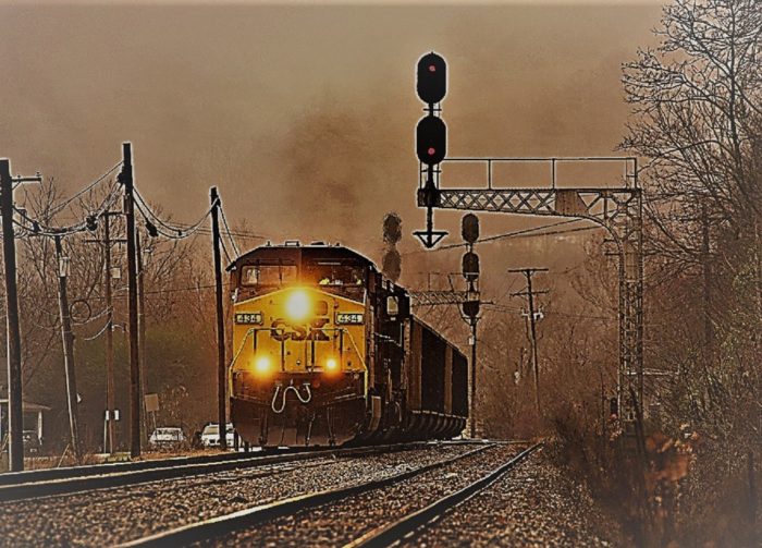 Image of a train in Kentucky