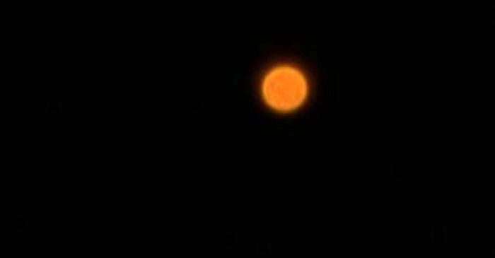 Orange Orb UFO