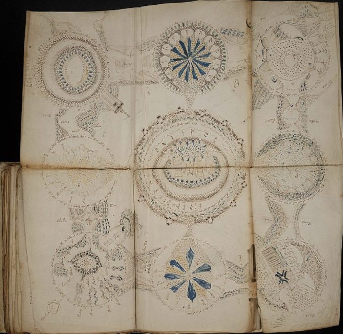 Voynich Manuscript Fold Out