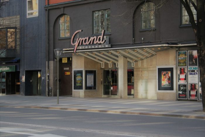 Outside The Grand Cinema