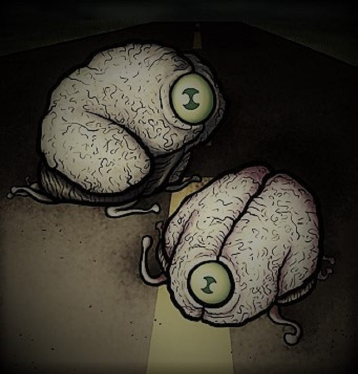 Depiction of the "space brains" 