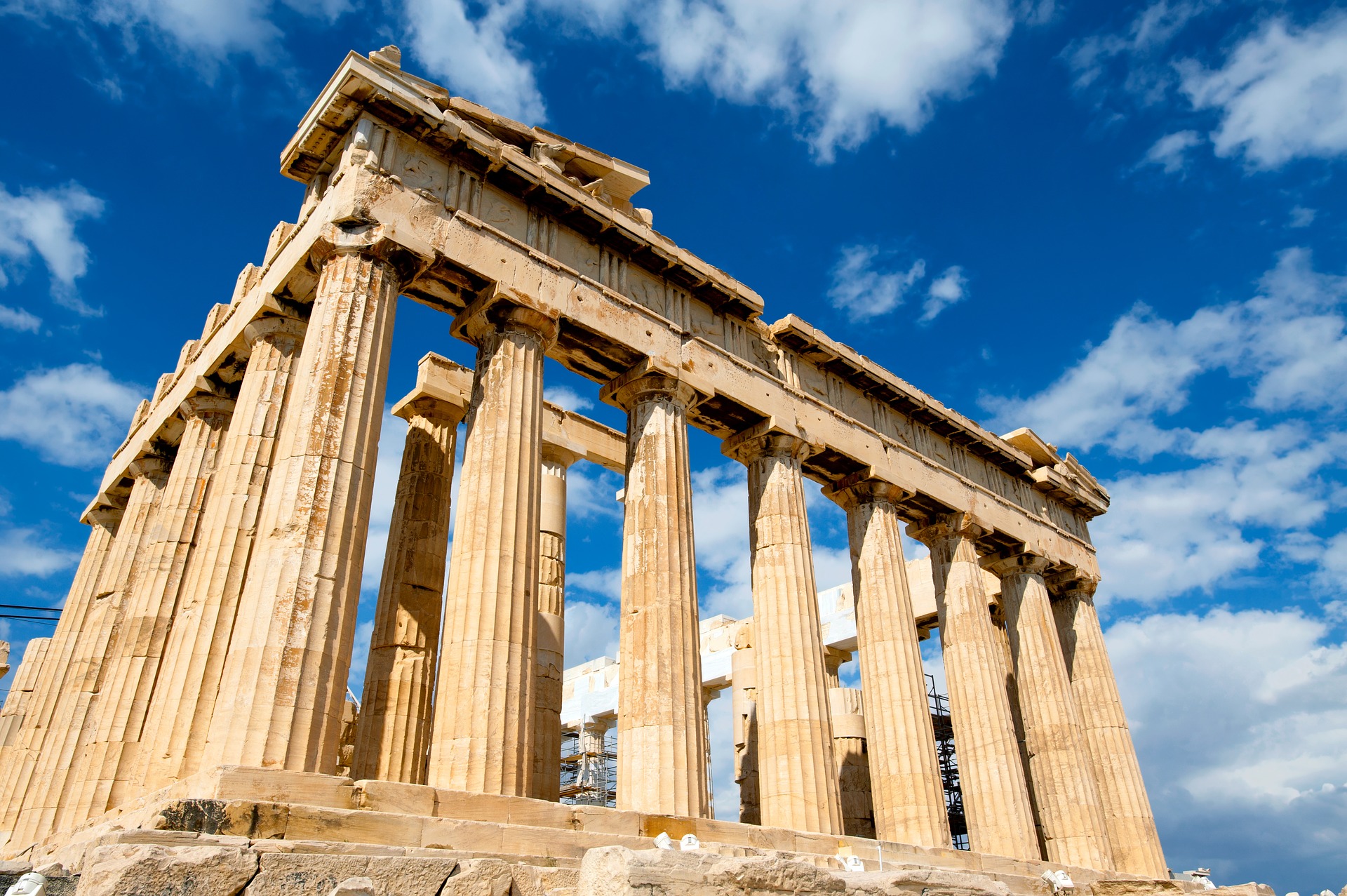 The Parthenon in Greece