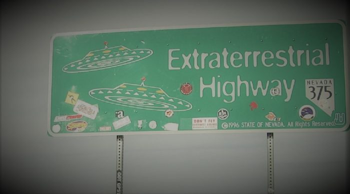 The Extraterrestrial Highway sign