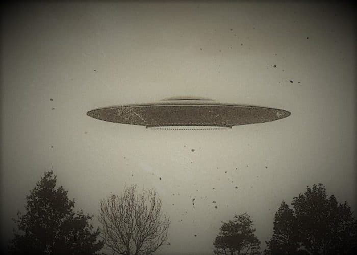 Depiction of a UFO
