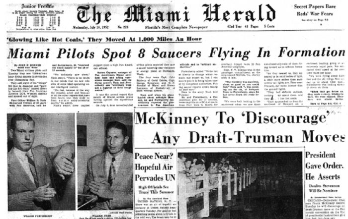 Newspaper clipping from the Miami Herald