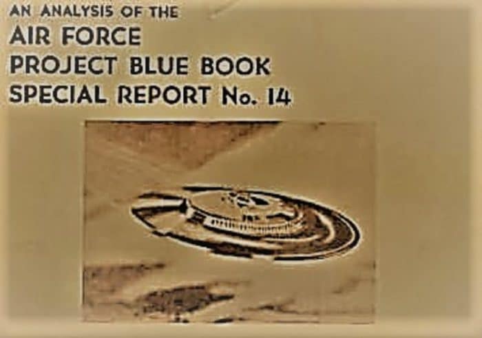 A cover of a Project Blue Book report 