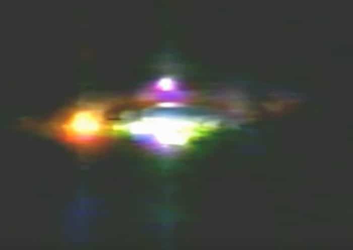 A picture claiming to show a UFO